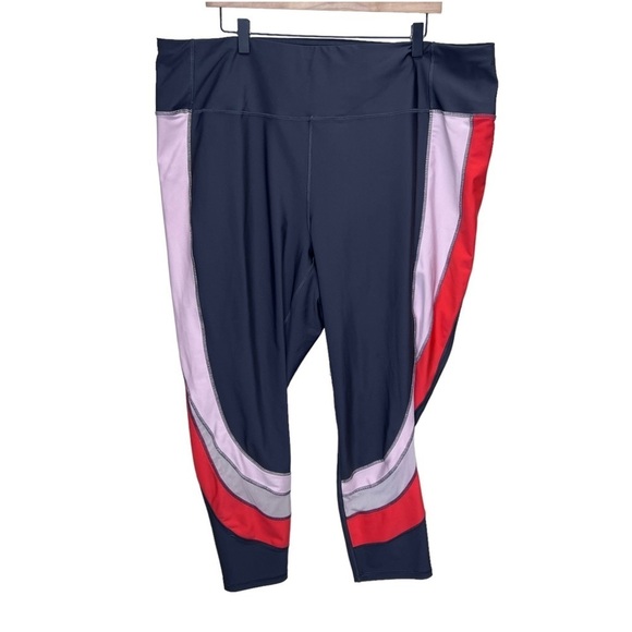 Pennington’s Activezone Grey Colourblock Cropped Leggings Size 3x - Picture 4 of 12